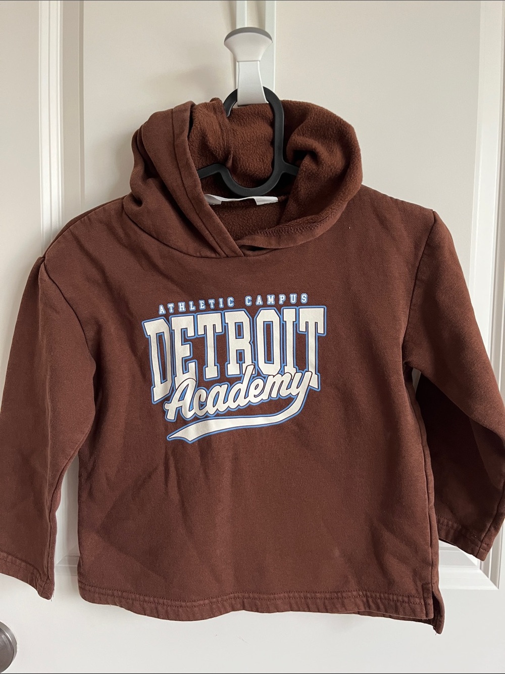 H&M Brown "Detroit Academy" Kids Hoodie
